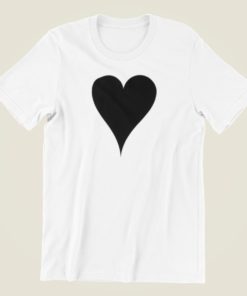 black heart tshirt