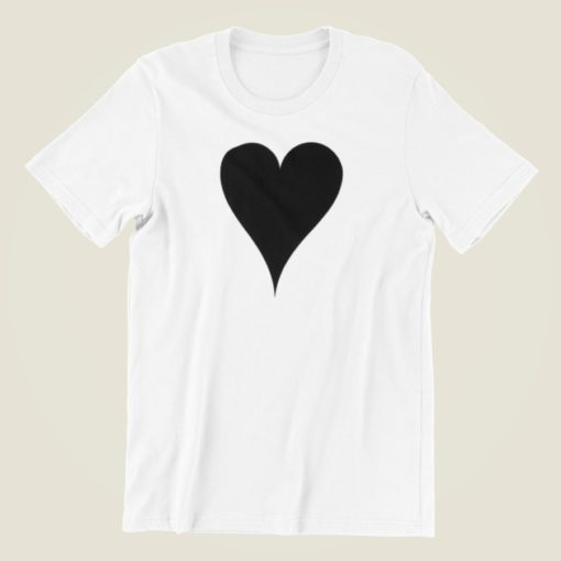 black heart tshirt